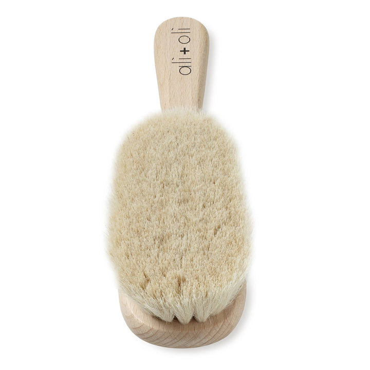Wooden Baby Hair Brush - shopatlasgrey
