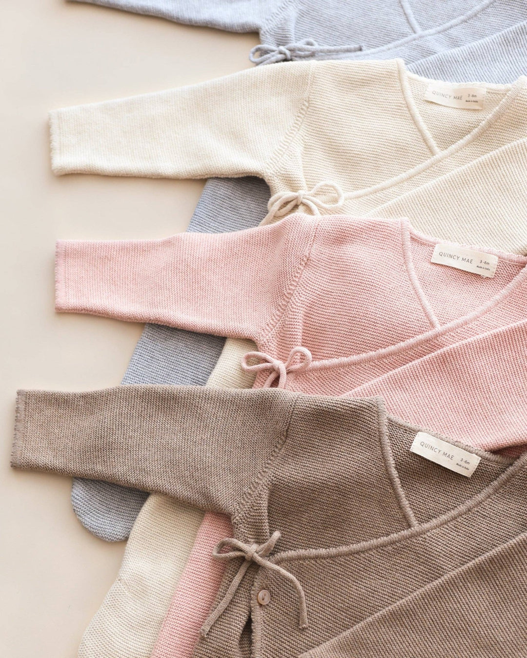Wrap Knit Footie || Heathered Mocha - shopatlasgrey