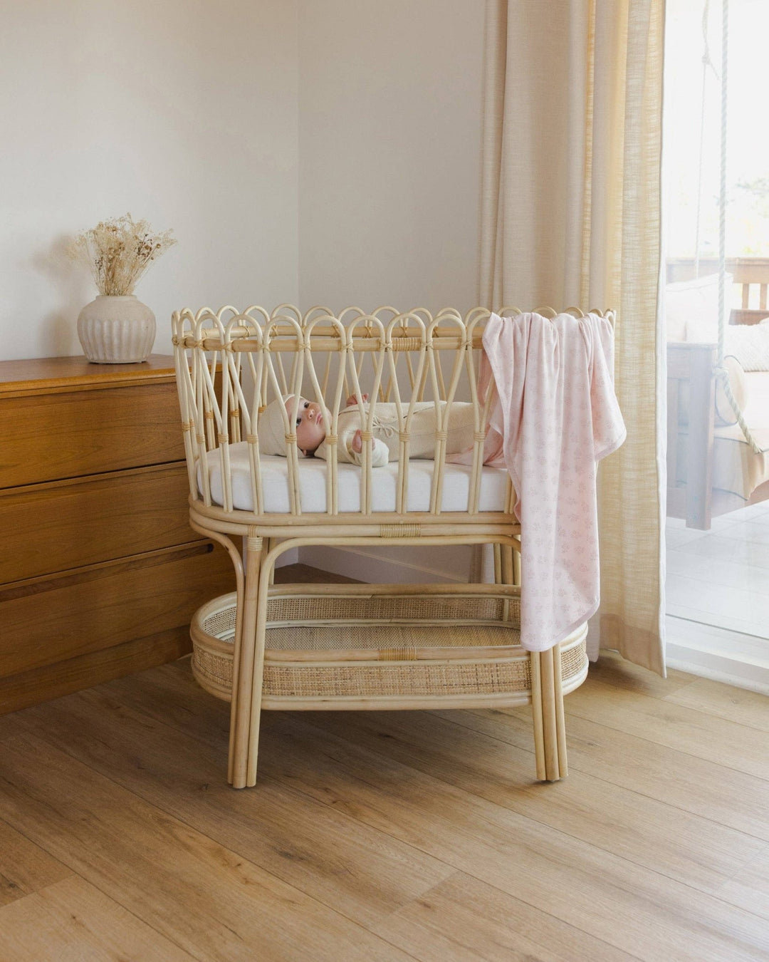 Wrap Knit Footie || Heathered Natural - shopatlasgrey