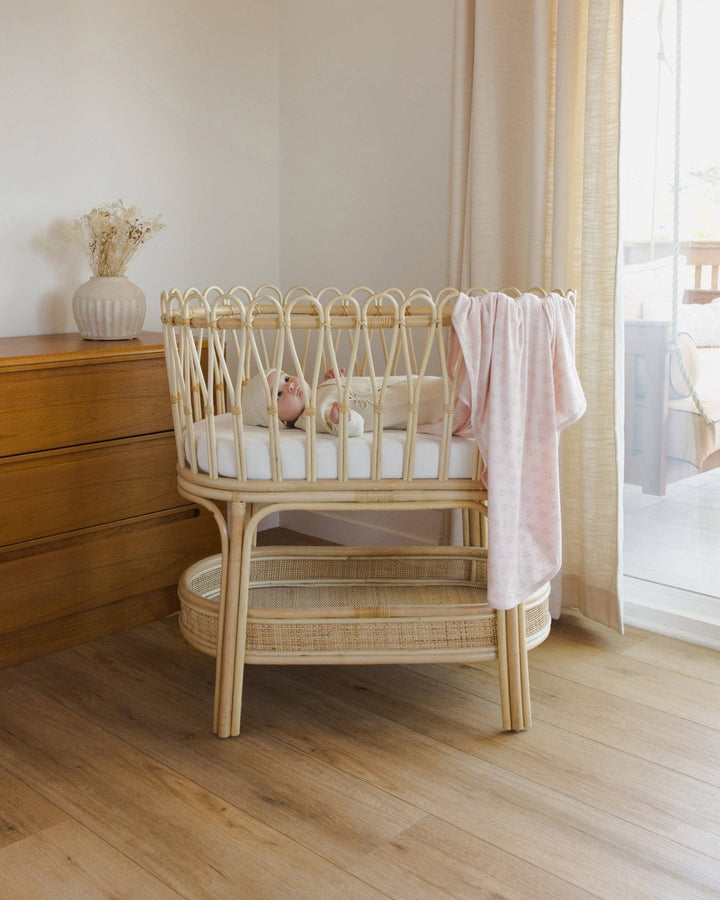 Wrap Knit Footie || Heathered Natural - shopatlasgrey