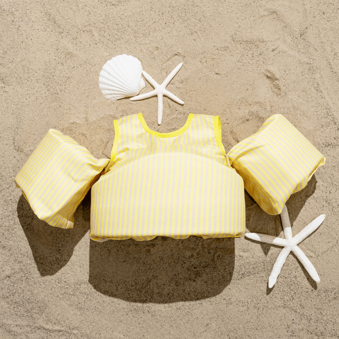 Yellow Stripe Kids Float - shopatlasgrey
