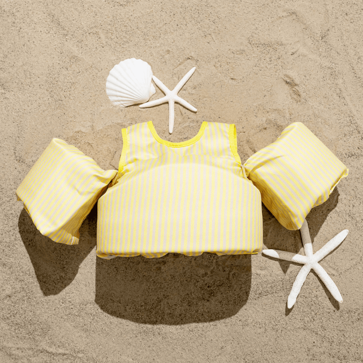 Yellow Stripe Kids Float - shopatlasgrey