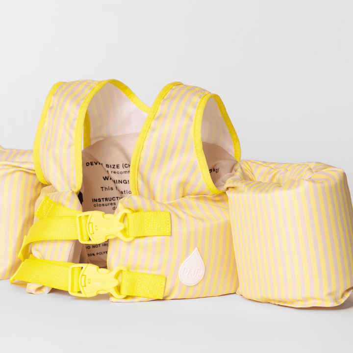 Yellow Stripe Kids Float - shopatlasgrey