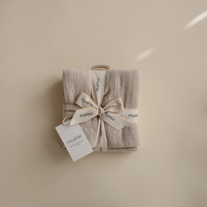 Organic Cotton Muslin Cloths 3-Pack