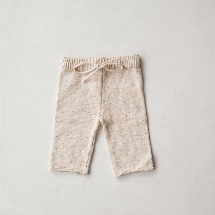 Oatmeal Sprinkles Knit Pant