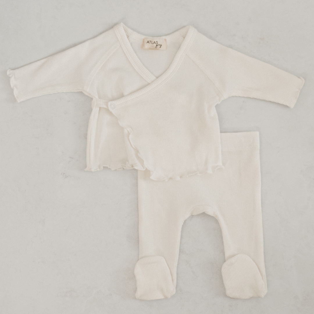 Kimono Ribbed Set - shopatlasgrey