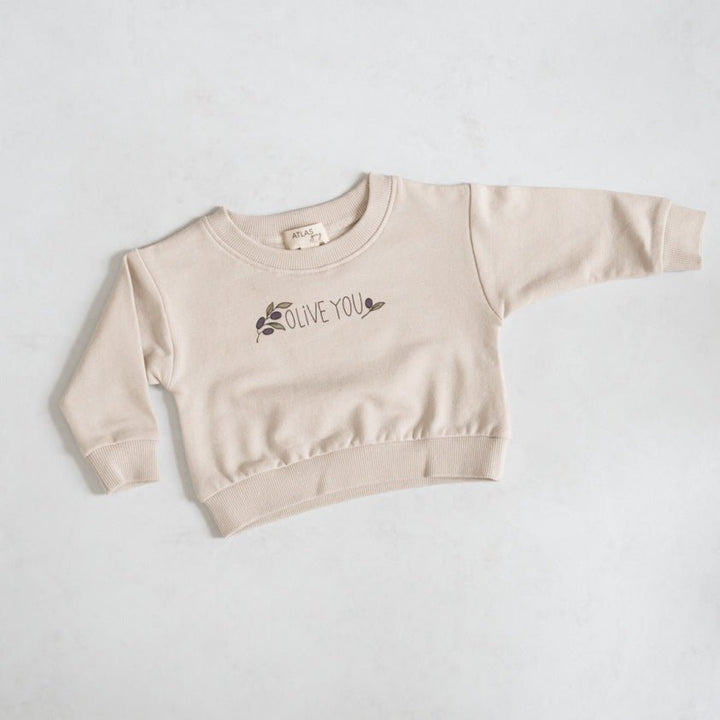 Olive You Crewneck - shopatlasgrey