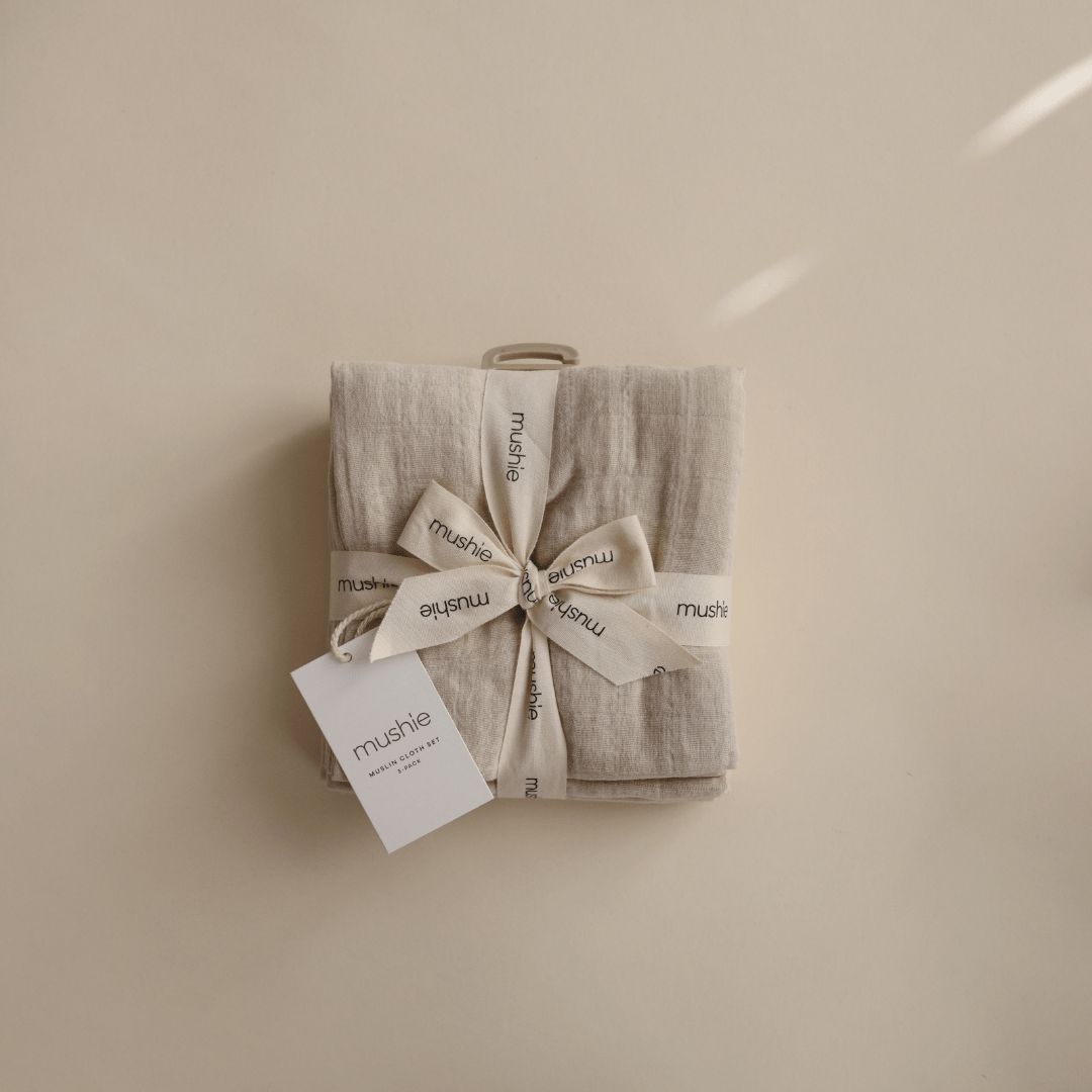 Organic Cotton Muslin Cloths 3 - Pack - shopatlasgrey