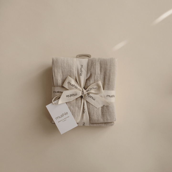 Organic Cotton Muslin Cloths 3 - Pack - shopatlasgrey