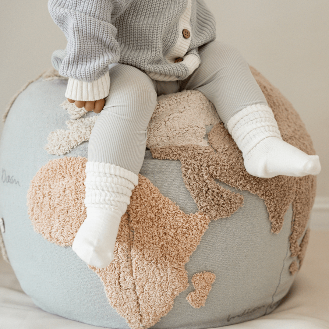 Ribbed Modal Pant - Gentle Grey - shopatlasgrey