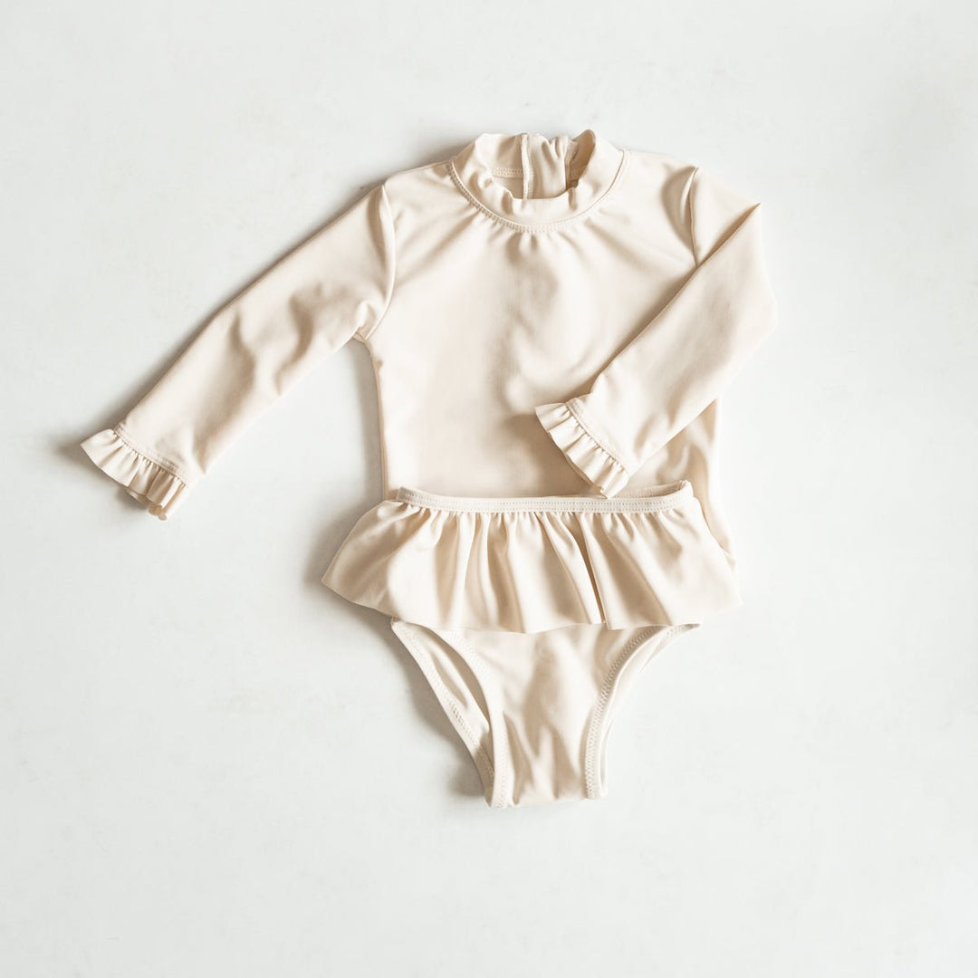 Two Piece SPF Ruffle Swim Set - shopatlasgrey