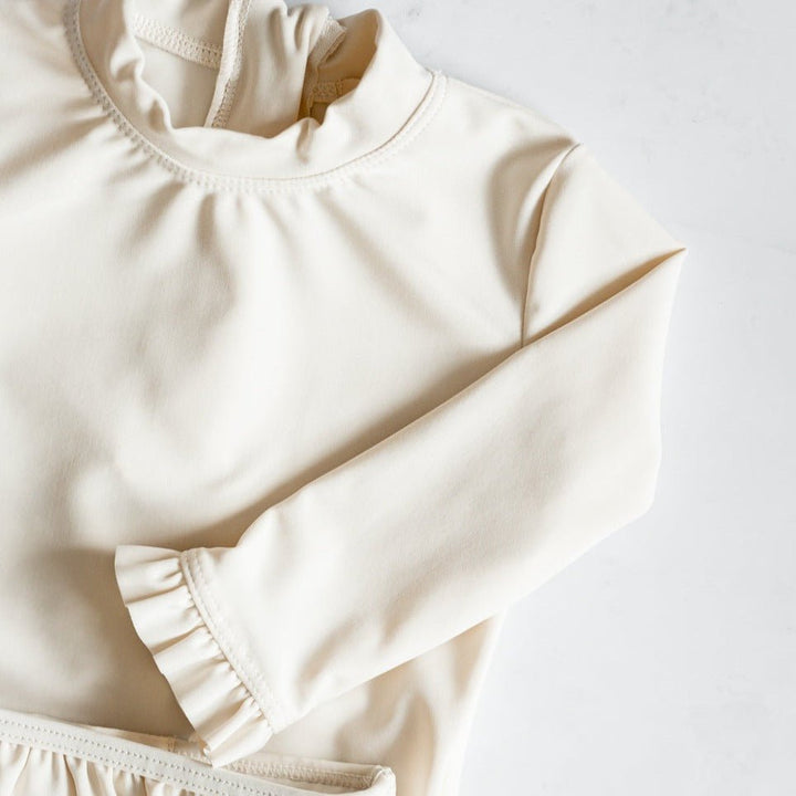 Two Piece SPF Ruffle Swim Set - shopatlasgrey